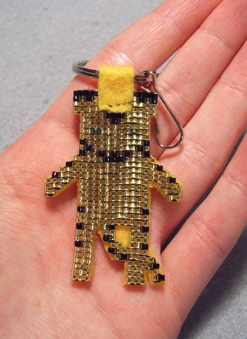 Beaded "Tiger Doll" Keychain/Pendant