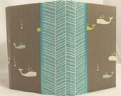 iPad Mini Cover, Hardcover iPad MINI Case Stand, Personalized, Whales