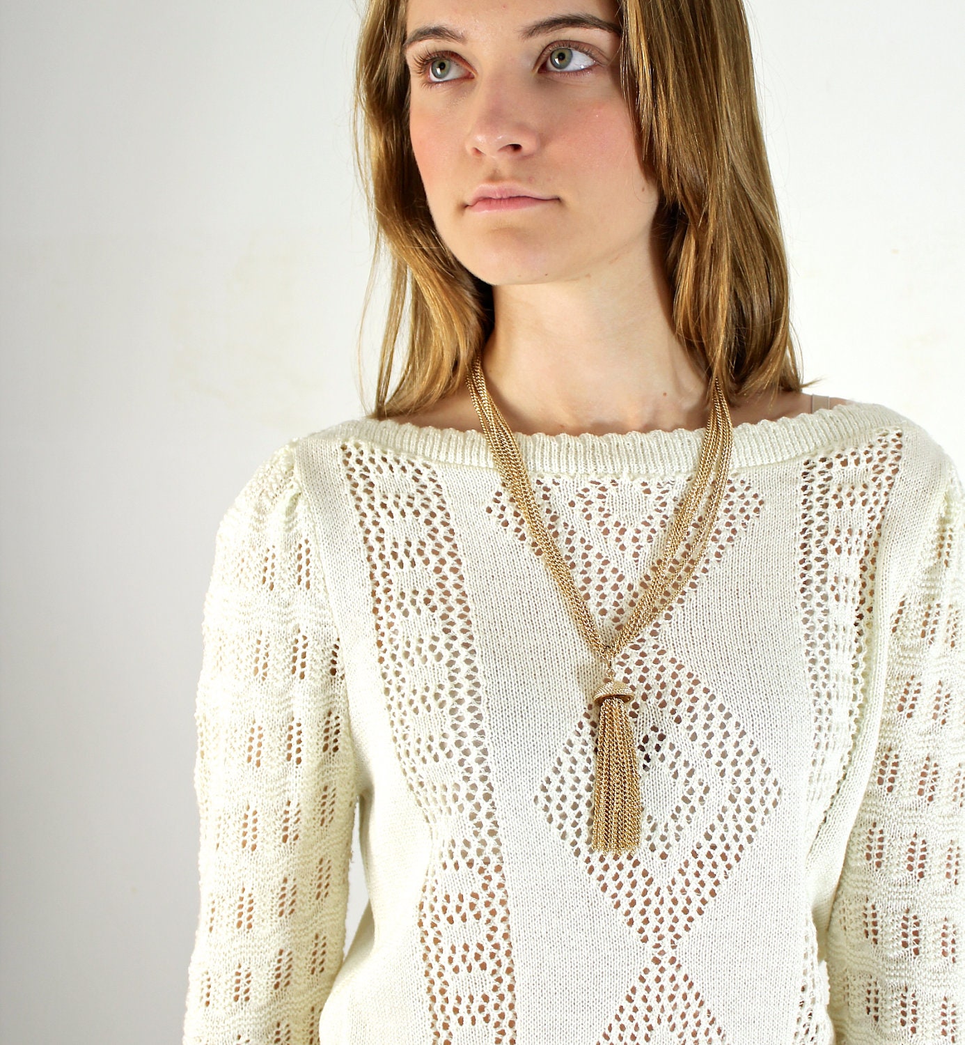 Tassel Necklace - Fringe Necklace