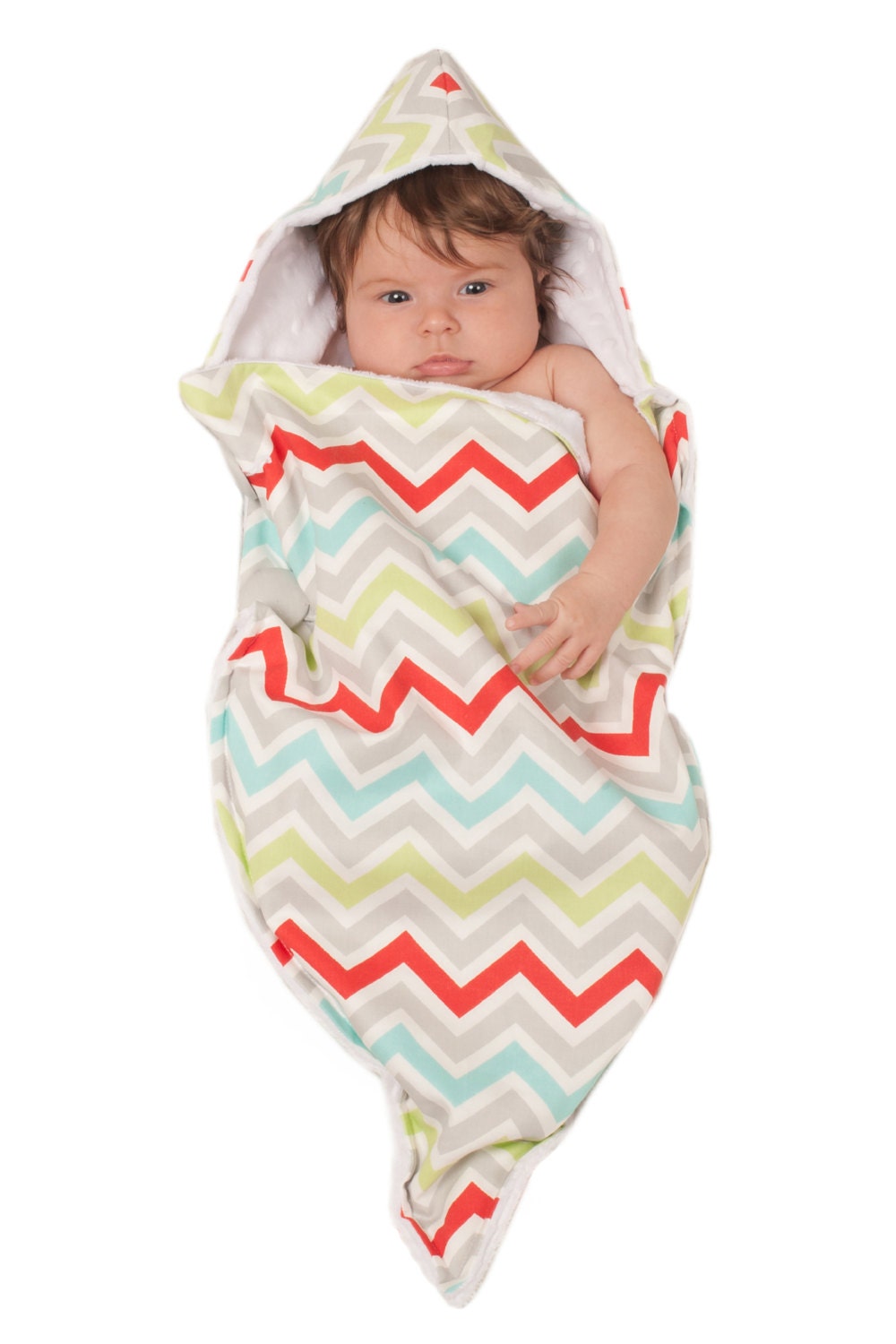 Chevron Baby Noonie blanket