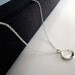 Sterling Silver Disc Necklace / Simple Silver Or Gold Necklace / Small Dainty Circle Necklace