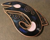 Enamelled Celtic Whale