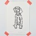 Dog - Letterpress Print