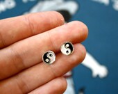 90s mini YIN YANG Stud Earrings