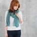 Sale - Wool Lacy Scarf in Teal - Ready to Ship