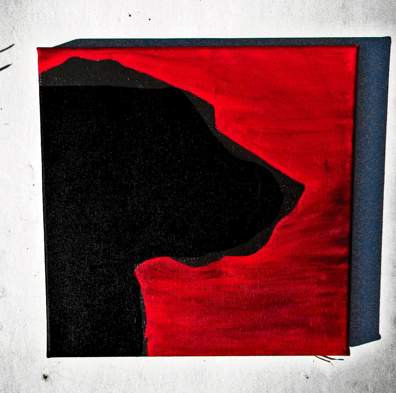 Lab Silhouette Painting 12X12