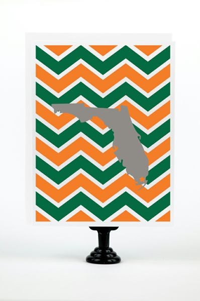 University of Miami Card - Blank Inside