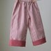 Red and White Reversible Pants