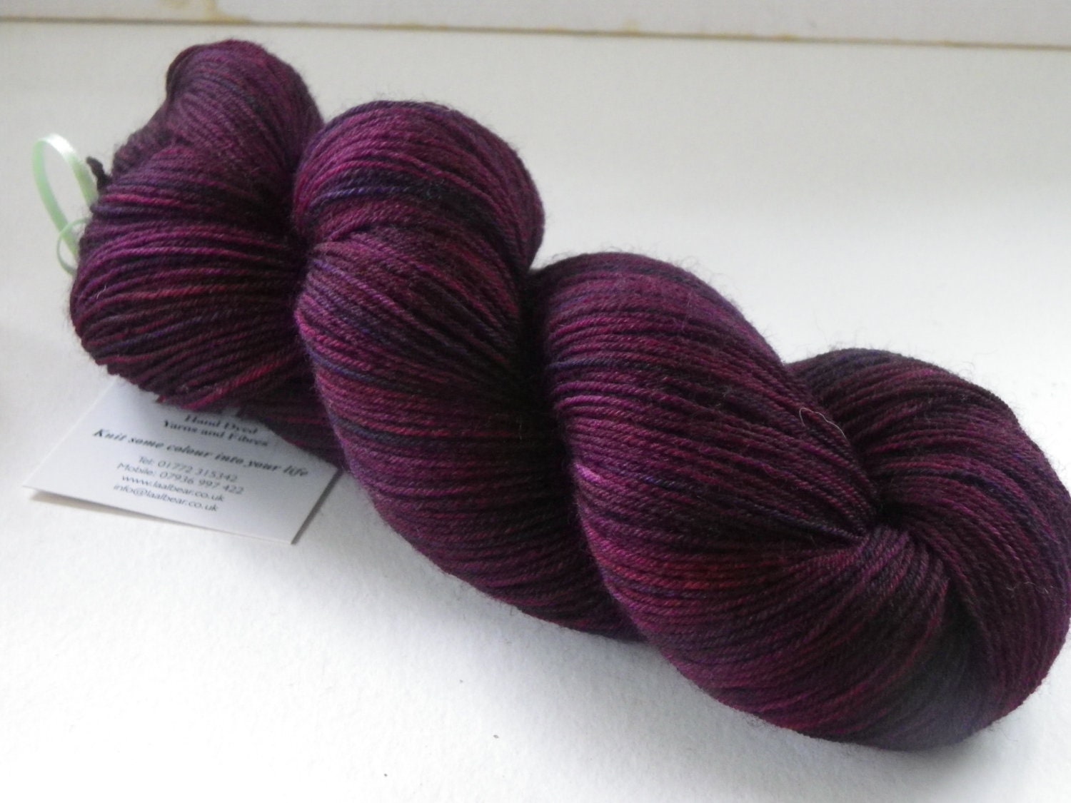 Bounce. Blue Faced Leicester  Sock Yarn 100grms .Merlin