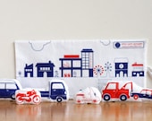 Fabric Cars & their travelling Garage