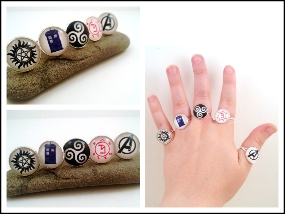 Adjustable Fandom Rings for your Fandom Needs