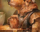 Beer in Stein Bear (print)