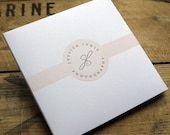 Custom Letterpress printed x 50 Double White CD or DVD Cases