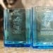 Two Bombay Sapphire Gin Tumblers // Glass Bottles