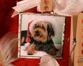 Yorkie Christmas Ornament, Yorkshire Terrier