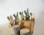 Mini Houses - Set-5 -Handmade, Wheel Thrown