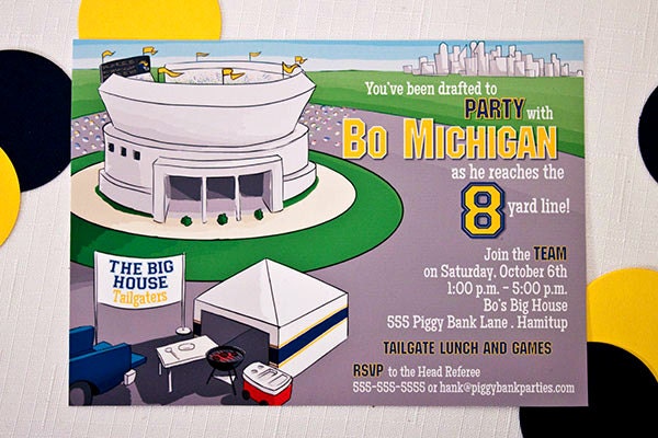 TAILGATING Invitation - Football Personalized DIY Printable Il_170x135