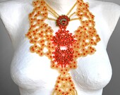 Phoenix beaded necklace