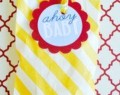 Nautical Baby Shower PRINTABLE Party Tags (INSTANT DOWNLOAD) by Love The Day