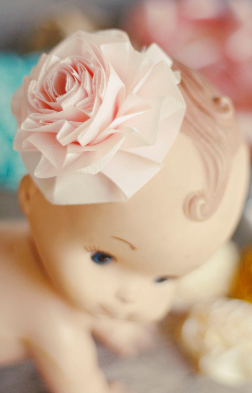 Fabric Flower Tutorial Pattern - Summer Amelie with Newborn Headband and Diy Wedding Accessories Tutorials