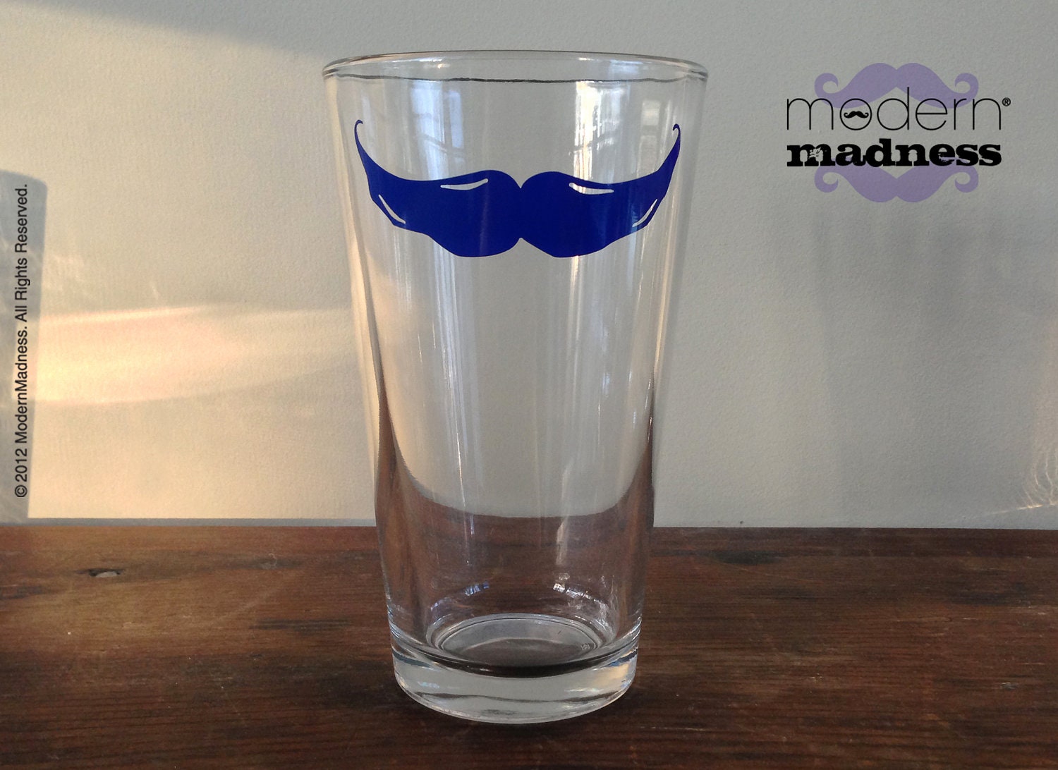 NEW - Mustache Glass - Variety of Colors