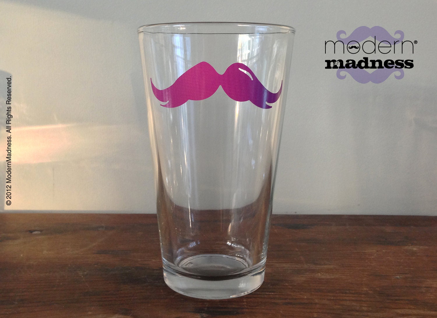 NEW - Mustache Glass - Variety of Colors