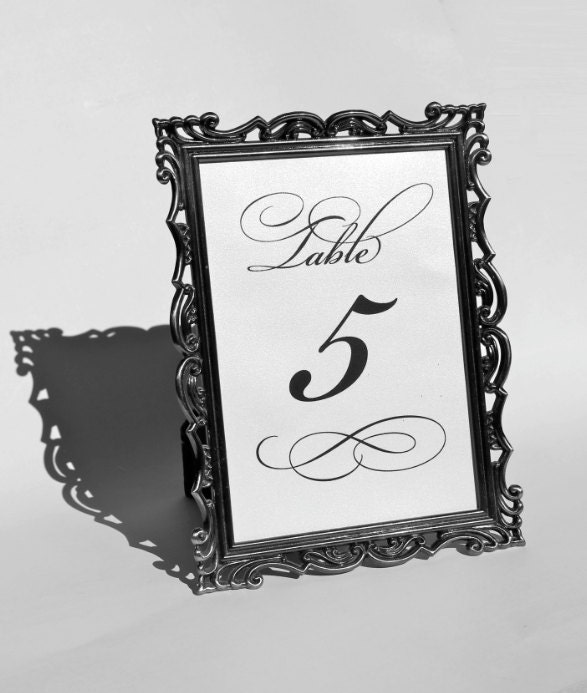 Elegant Wedding Table numbers - set of 15