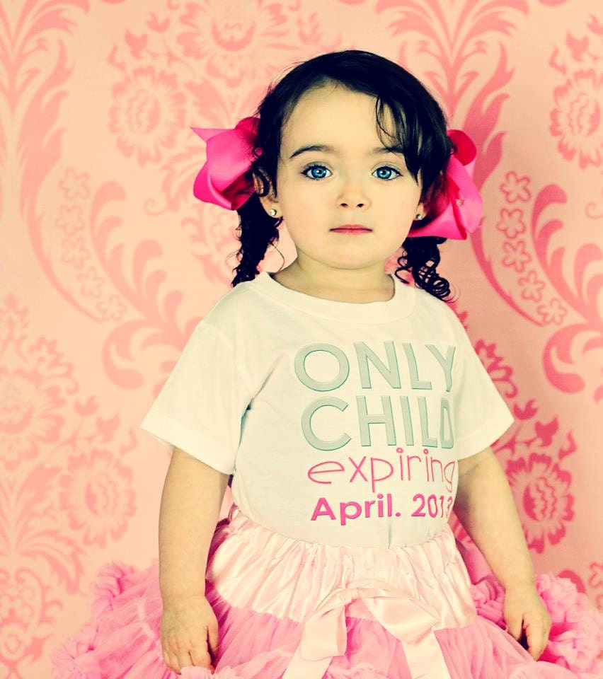 Only Child Expiring - Funny Announcement Onesie - Your Color Choice - Toddler Tee also available
