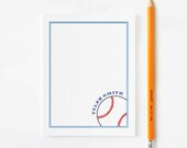 Baseball Personalized Stationery set for boys // Personalized Stationery with Name // Boys Stationary // Personalised Stationery