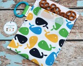Whale sandwich reusable bag          Prefect for traveling with kids