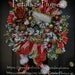 Christmas Wreath-MADE To ORDER-"PaTcHeS the ELf"-(PLEASE See Turn around time/Shipping prior to purchasing) Petals & Plumes Original Design
