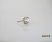 White sapphire natural UNTREATED 2.96 carat ,Diamond gold Ring Payment Plan is available. P-017-2