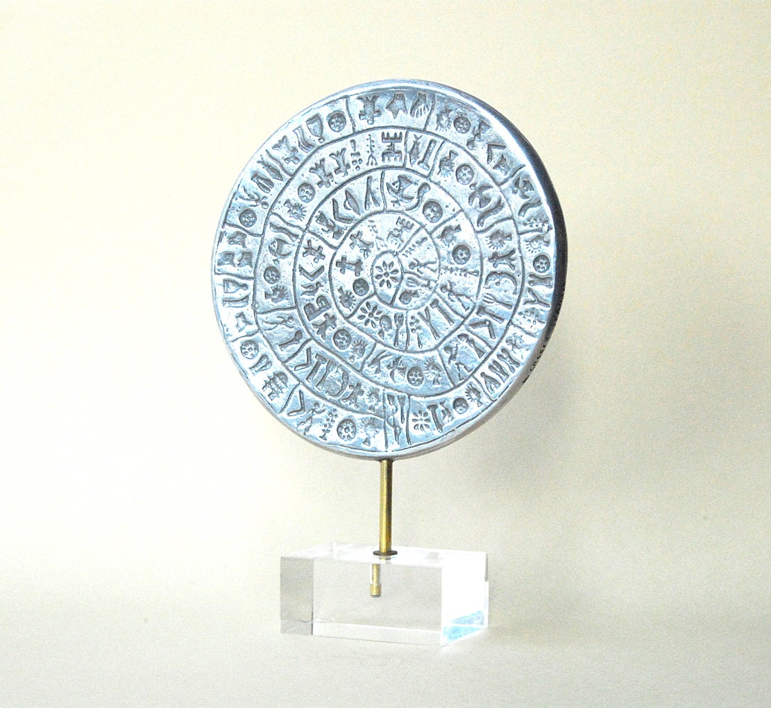 Phaistos Disc in Aluminium