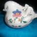 1 DOllAR SAlE Vintage Miniature Birds on Nest Trinket Box by Prestige Now Only 1 USD
