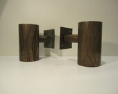 Vintage Pair Bronze / Brass Wall Sconces