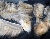 Lot of Russian RACCOON RR1 Premium Fur Scraps Arctic Store Arktika Russia