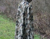 Hooded Cloak - Camouflage, Fleece