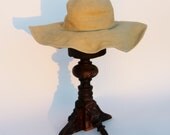 Vintage Hat Stand Wood Hat Display Hat Rack Plant Stand Restored