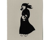 Sealbaby - stone lithograph, original print, limited edition