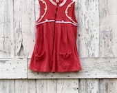 Here We Go Loop De Loop Lace Vest upcycled Free People dusty rose tank eco friendly boho babydoll top