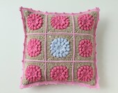 crochet cushion cover
