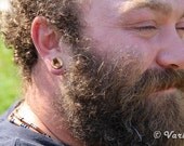 Bamboo Plugs / Two Tone Tunnel / Ultra-light / (5/16" - 1/2") (8-13mm)