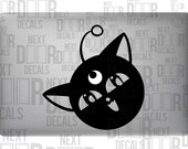 Sailor Moon Inspired Luna P Anime Apple Macbook Laptop Sticker Decal