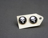 Punisher Stud Earrings