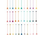 INSTANT DOWNLOAD // Digital Clip Art // Navaho, Native American Arrows // Bright Arrows // Commercial and Personal Use Il_170x135