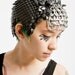 Black Scalemaille/ Chainmaille headpiece