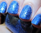 Blue Sun Nail Polish - stunning blue-silver glitter and shimmer
