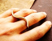 Double Ring (made from reclaimed brass)