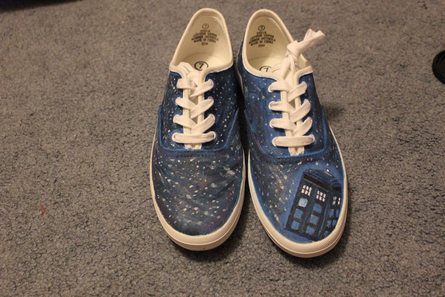 Hand Painted Doctor Who Shoes