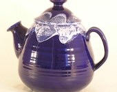 Handmade Wheel Thrown Ceramic Pottery Teapot
